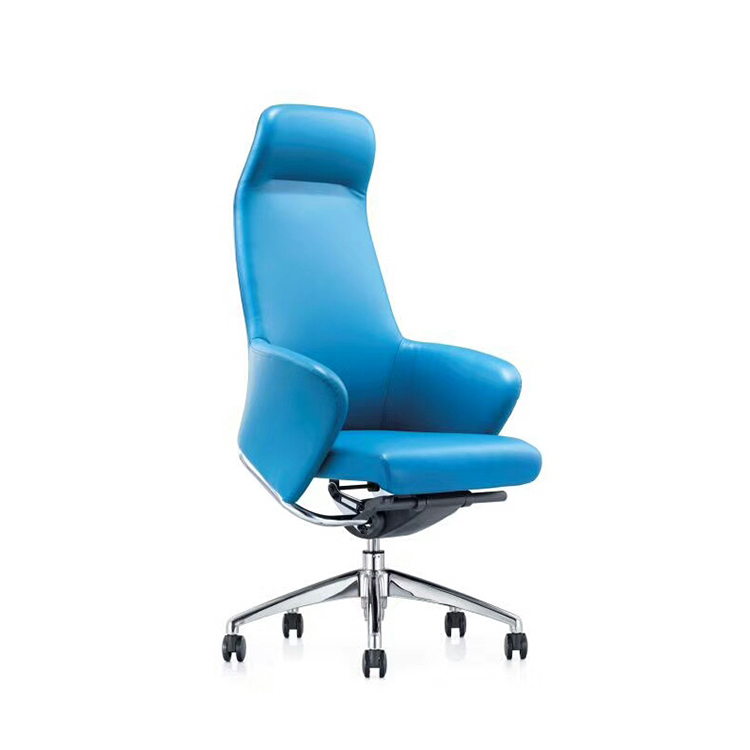 RUNZHI 2279A Leather Chair & PU Blue