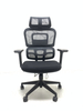 Ergonomic Swiveling High-back Black Chair M181A-1 Cotton Base for Office Meeting Room