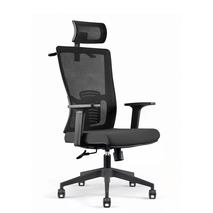 RUNZHI 2025 New Style 763A Black Color Mid-back Swiveling Mesh Office Chair