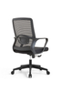 RUNZHI 2025 New Style 555C Black Color Mid-back Swiveling Mesh Office Chair