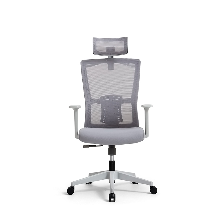 RUNZHI 2025 New Style 763A Grey Color Mid-back Swiveling Mesh Office Chair