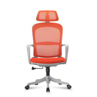 RUNZHI 2025 New Style Orange 138A High-back Swiveling Mesh Office Chair