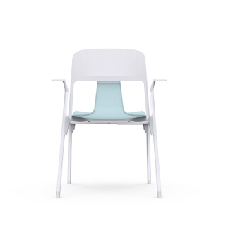 RUNZHI P523 Mint Green Fixed Arm Training Chair