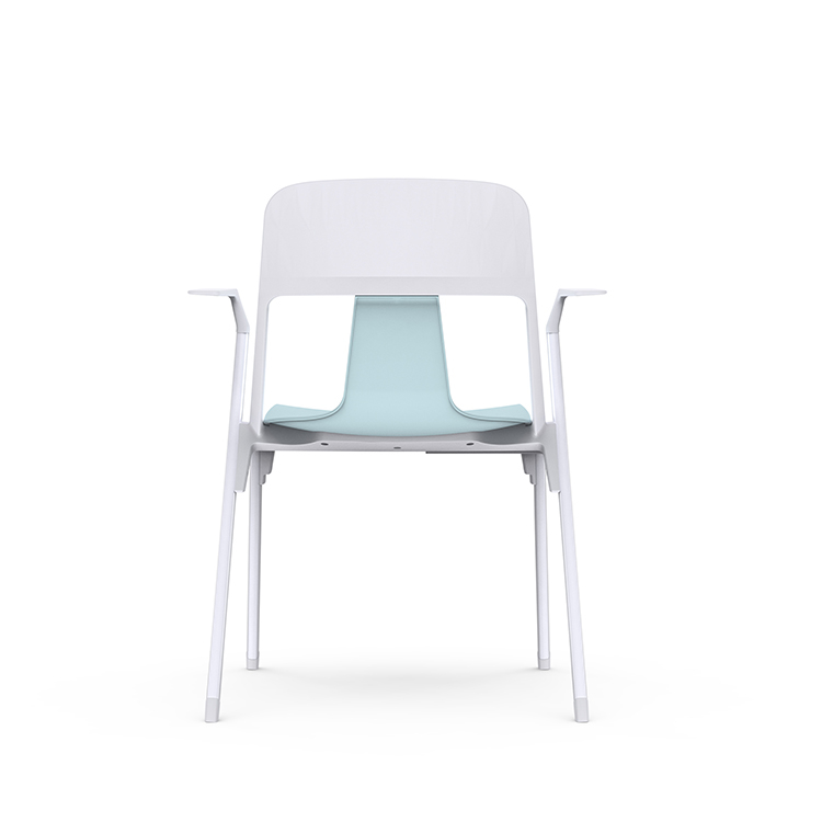 RUNZHI P523 Mint Green Fixed Arm Training Chair