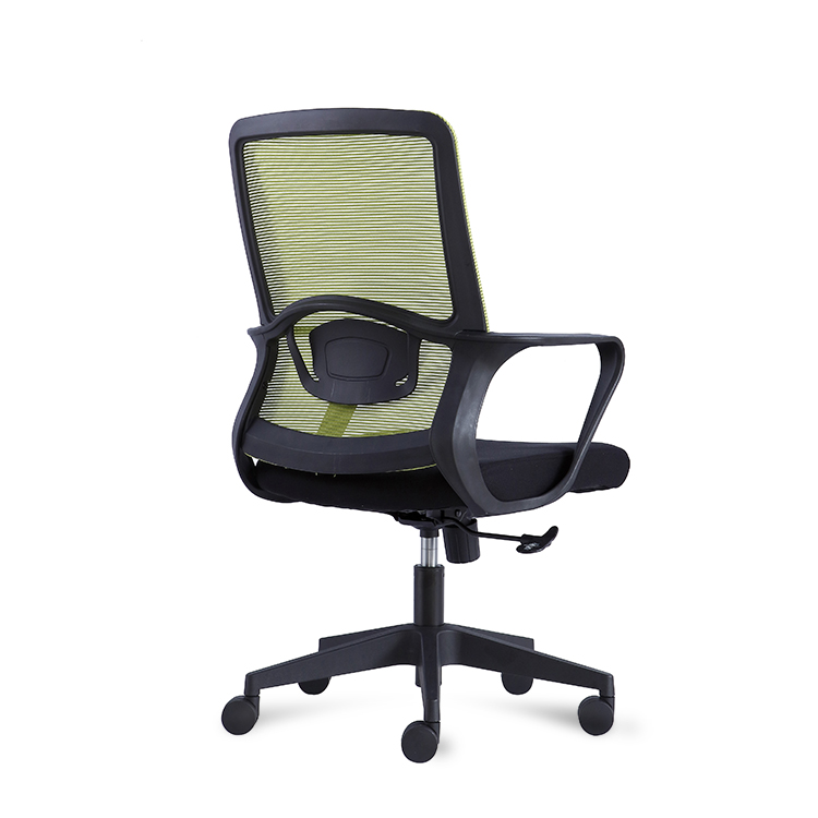 RUNZHI 2025 New Style 555C Green-p Color Mid-back Swiveling Mesh Office Chair