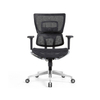 Ergonomic Swiveling Mid-back Black Chair LW180TC-1