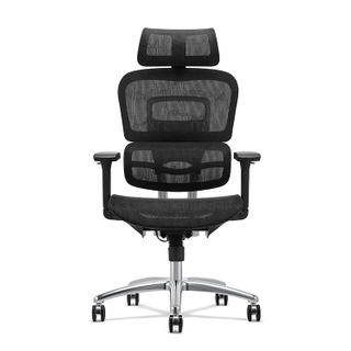 Ergonomic Swiveling High-back Black Chair M181A-1 for Office Meeting Room